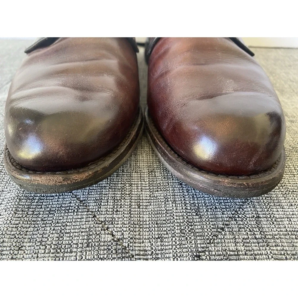 Allen‎ Edmonds 3016 Road Warriors Brown Leather Oxford Shoes Mens Size 8 E